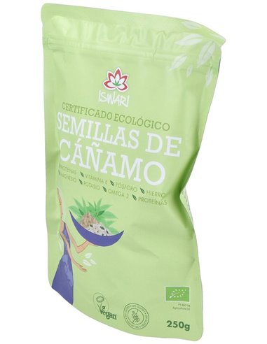 Semillas De Cañamo Sin Cascara 250Gr. Bio de Iswari