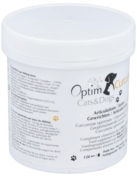 Optim Curcuma Cats & Dogs Polvo 96Gr. de Optim Laboratoire