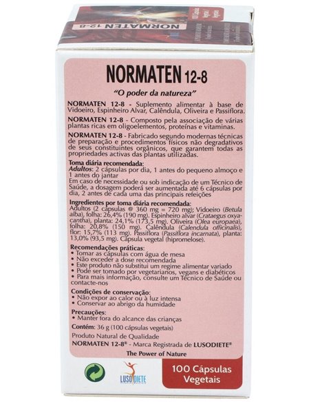 Normaten 100Cap. Lusodiete de Lusodiete