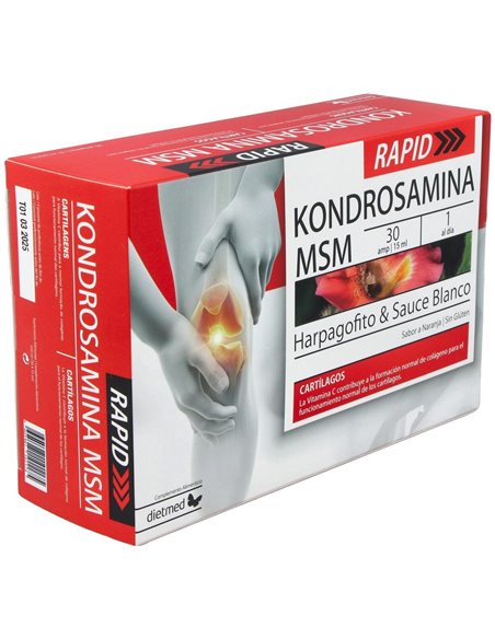 Kondrosamina Msm Rapid 30Amp. de Dietmed