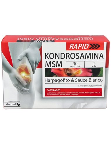 Kondrosamina Msm Rapid 30Amp. de Dietmed