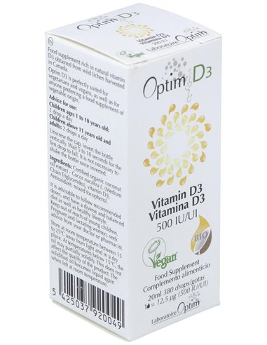 Optim D3 20Ml. de Optim Laboratoire