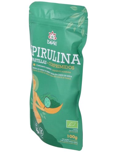 Spirulina Comprimidos Bio 100G Es 100G de Iswari