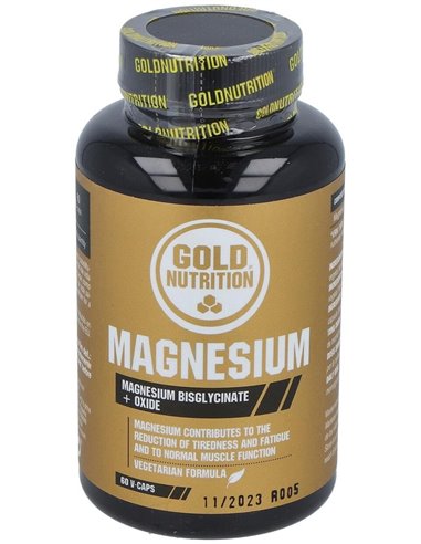 Magnesio 600Mg. 60Cap. de Gold Nutrition