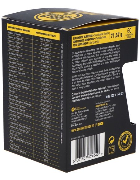 Multivitamin 60Comp. de Gold Nutrition