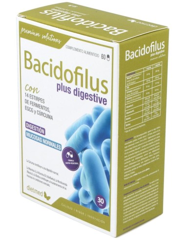 Bacidofilus Plus Digestive 60Cap. de Dietmed