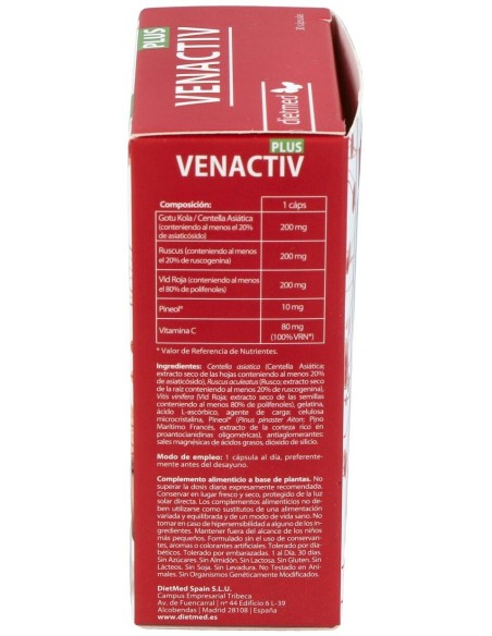Venactiv Plus 30Cap. de Dietmed