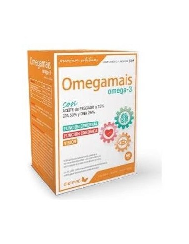 Omegamais Omega 3 60Perlas. de Dietmed