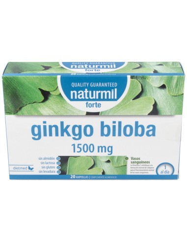 Ginkgo Biloba Forte 1500Mg. 20Amp. de Dietmed