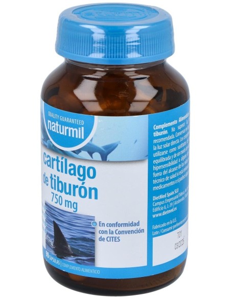 Cartilago De Tiburon 750Mg. 90Cap. de Dietmed