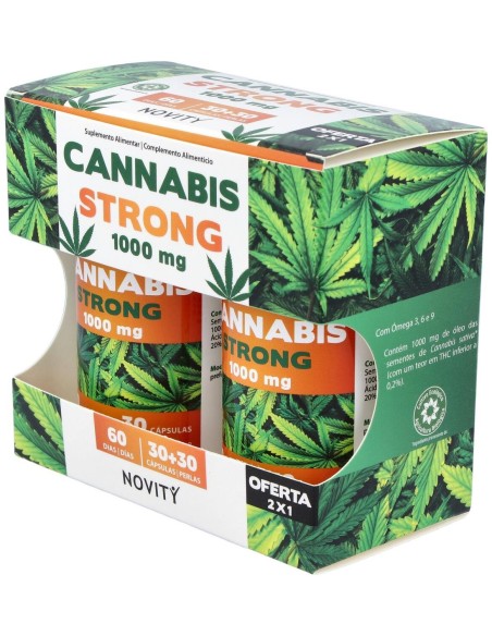 Cannabis Strong 1000Mg. 30+30Cap. de Dietmed
