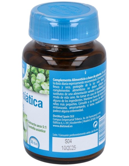 Centella Asiatica 500Mg. 90Comp. de Dietmed