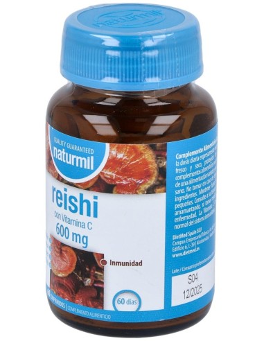 Reishi 600Mg. Con Vitamina C 60Comp. de Dietmed