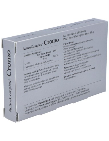 Activecomplex Cromo 100Mcg.60Comp. de Pharma Nord