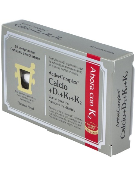 Activecomplex Calcio+D3+K 60Comp. de Pharma Nord