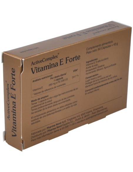 Activecomplex Vitamina E Forte 60Cap. de Pharma Nord
