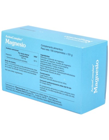 Activecomplex Magnesio 150 Comprimidos Pharma Nord
