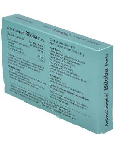 Activecomplex Biloba Forte 60Comp. de Pharma Nord