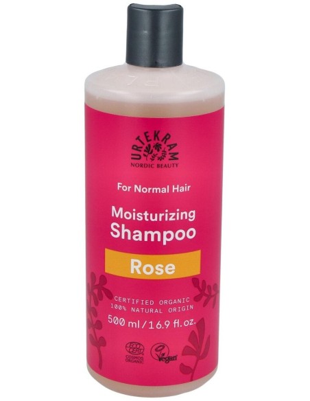 Champu Rosas Cabello Normal 500Ml. Eco Vegan de Urtekram