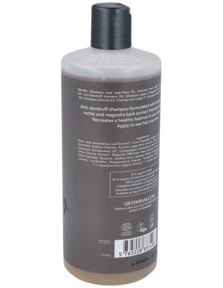 Champu Ortiga Anticaspa 500Ml. Eco Vegan de Urtekram