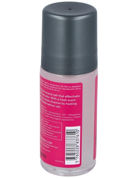 Desodorante Rosas Roll-On 50Ml. Eco Vegan de Urtekram