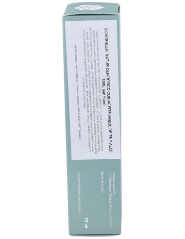 Schussler Natur Dentifrico Arbol Del Te-Aloe 75Ml. de Schussler Natur Cosmedics