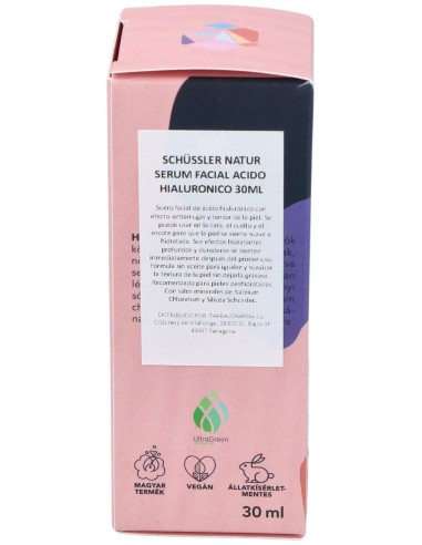 Schussler Natur Serum Facial Ac. Hialuronico 30Ml. de Schussler Natur Cosmedics