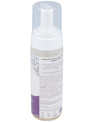 Schussler Espuma Limpiadora Agua Hamamelis 150Ml. de Schussler Natur Cosmedics