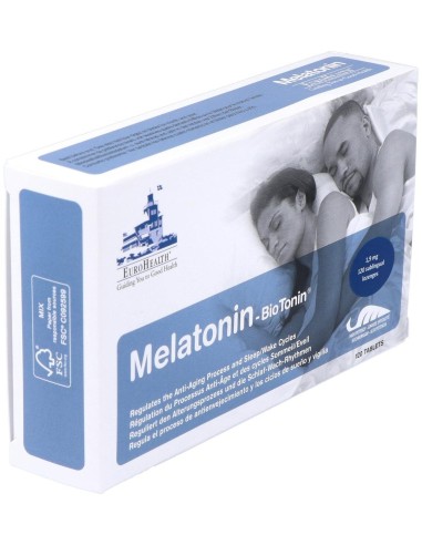 Melatonin Biotonin 1,9Mg.120Comp. Sub de Eurohealth