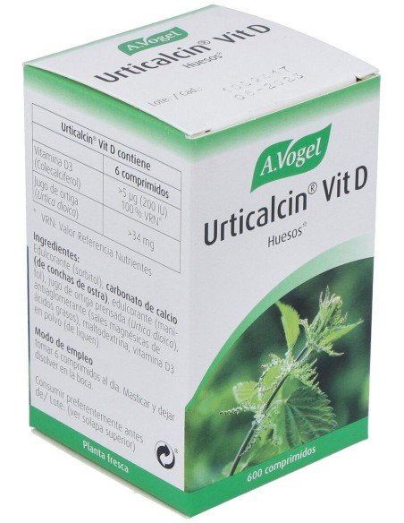 Urticalcin Vit.D Comp. 600  de A.Vogel