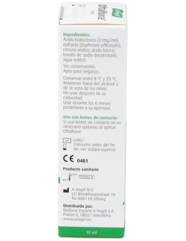 Oftalforce Ml 10  de A.Vogel