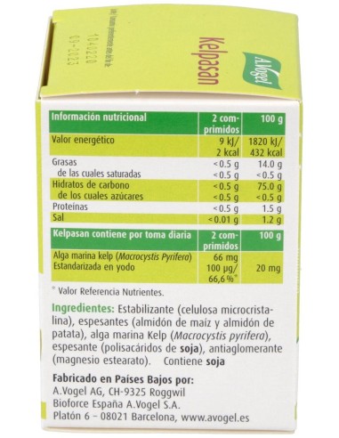 Kelpasan 120Comp. de A.Vogel