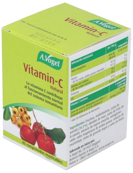 Vitamina-C (Bio-C) 40Comp. de A.Vogel