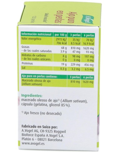 Ajo Puro 120Perlas de A.Vogel