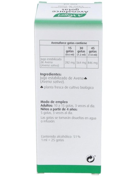 Avenaforce 100Ml. de A.Vogel