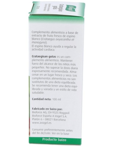 Crataegisan 100Ml. de A.Vogel