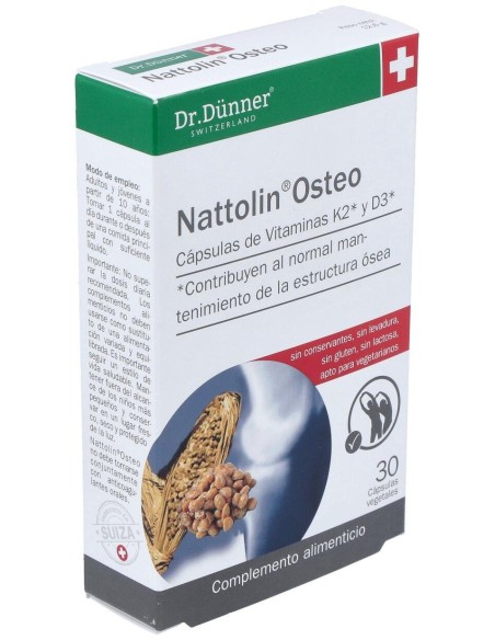 Nattolin Osteo 30Cap. Dr.Dunner de Salus