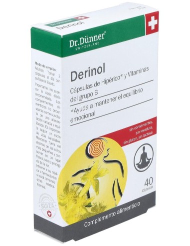 Derinol (Deprinol) (Hiperico) 40Cap. Dr.Dunner de Salus