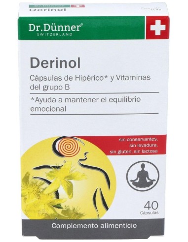 Derinol (Deprinol) (Hiperico) 40Cap. Dr.Dunner de Salus