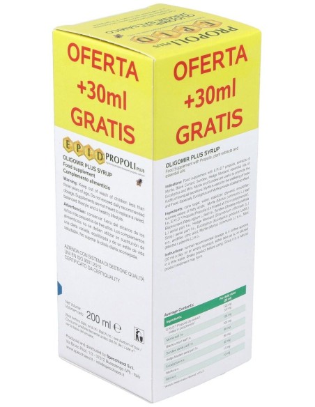 Oligomir Plus Jarabe 200Ml. de Specchiasol