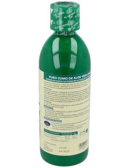 Aloe Vera Zumo 500Ml. de Trepatdiet-Esi
