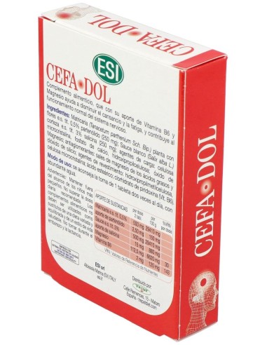 Cefadol 30Comp. de Trepatdiet-Esi