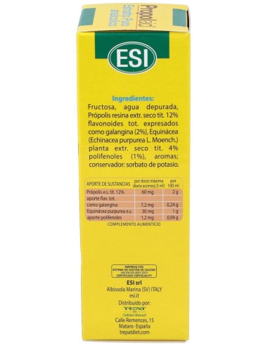 Propolaid Ext.Propolis+Echinacea 50Ml.S/A de Trepatdiet-Esi