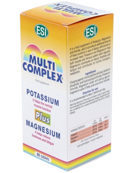 Multicomplex Potasio-Magnesio 90Comp. de Trepatdiet-Esi