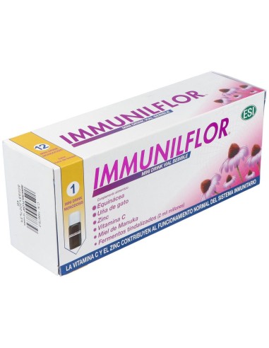 Immunilflor Mini Drink 12 Viales de Trepatdiet-Esi