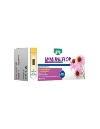 Immunilflor Mini Drink 12 Viales de Trepatdiet-Esi