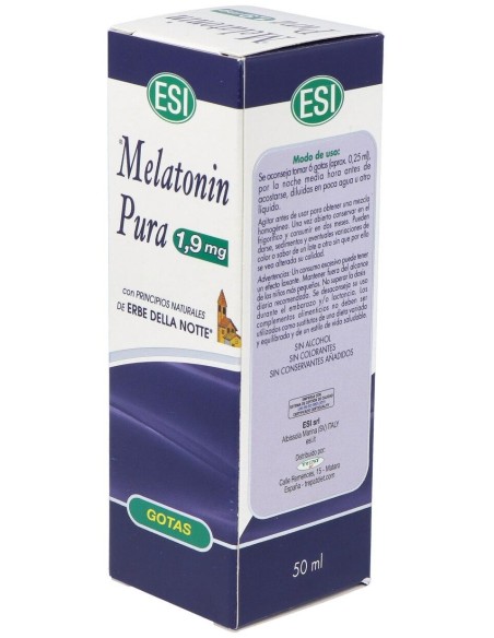 Melatonin 1,9Mg Con Erbe Della Notte 50Ml. de Trepatdiet-Esi