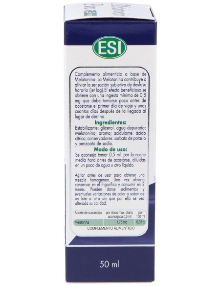 Melatonin Sin Erbe Della Notte 1,9Mg. 50Ml. de Trepatdiet-Esi