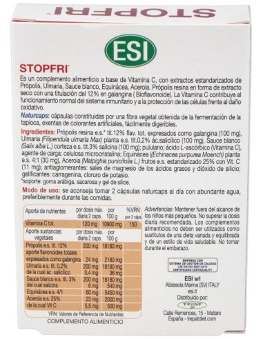 Stopfri (Stopgrip) 30Cap. de Trepatdiet-Esi