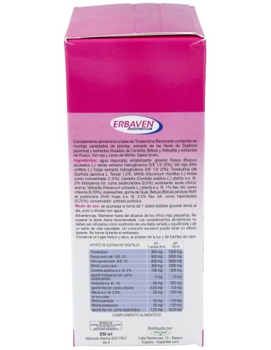 Erbaven Pocket Drink 16Sbrs. de Trepatdiet-Esi